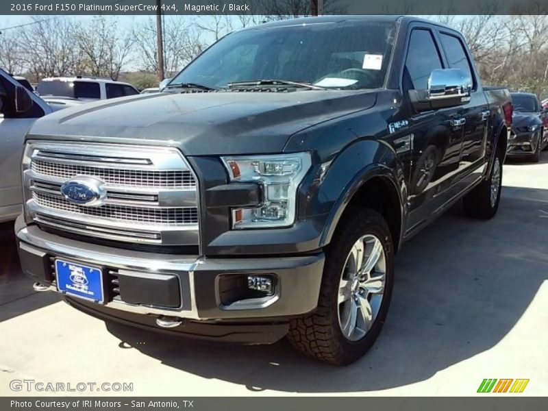 Magnetic / Black 2016 Ford F150 Platinum SuperCrew 4x4