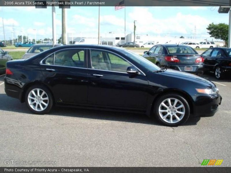 Nighthawk Black Pearl / Parchment 2006 Acura TSX Sedan