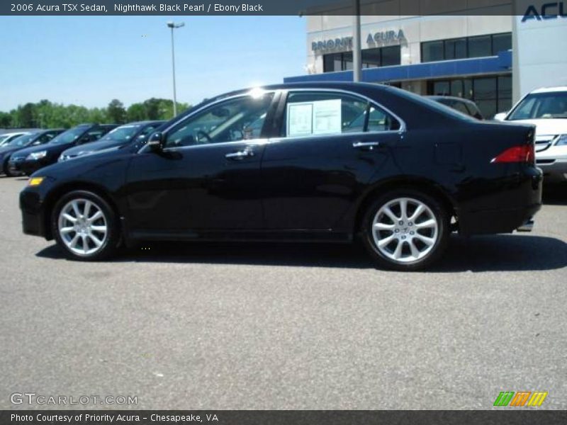 Nighthawk Black Pearl / Ebony Black 2006 Acura TSX Sedan