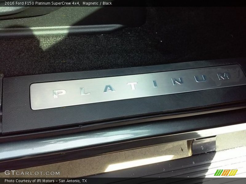 Magnetic / Black 2016 Ford F150 Platinum SuperCrew 4x4