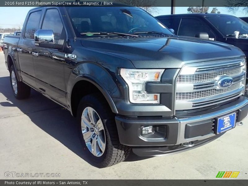 Magnetic / Black 2016 Ford F150 Platinum SuperCrew 4x4
