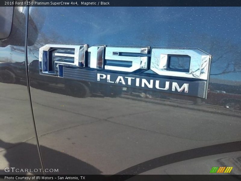 Magnetic / Black 2016 Ford F150 Platinum SuperCrew 4x4