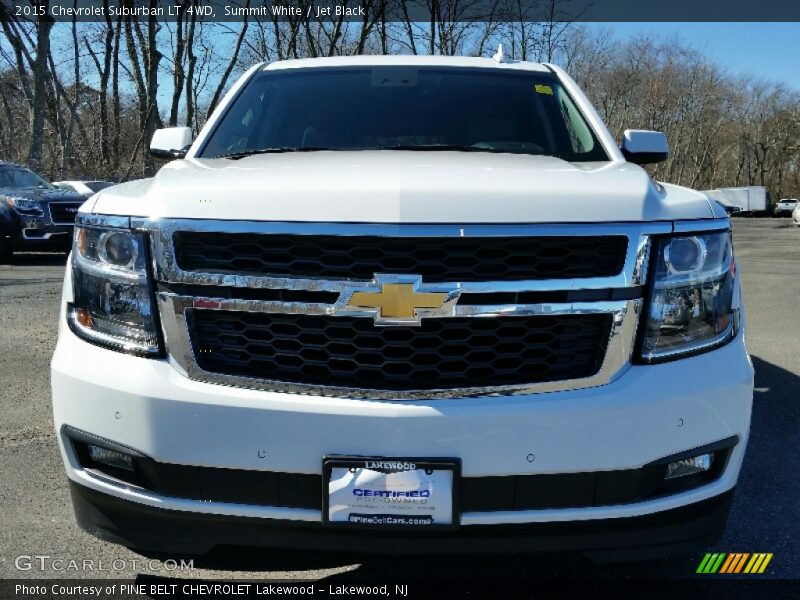 Summit White / Jet Black 2015 Chevrolet Suburban LT 4WD