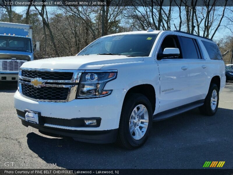 Summit White / Jet Black 2015 Chevrolet Suburban LT 4WD