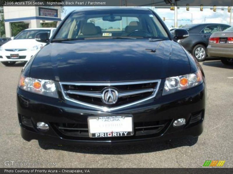 Nighthawk Black Pearl / Parchment 2006 Acura TSX Sedan