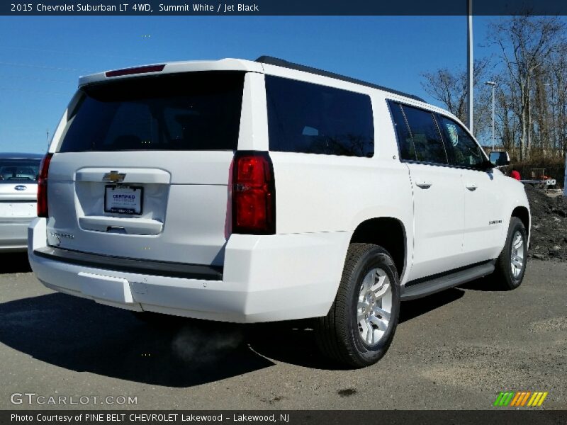 Summit White / Jet Black 2015 Chevrolet Suburban LT 4WD
