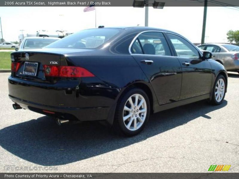 Nighthawk Black Pearl / Ebony Black 2006 Acura TSX Sedan