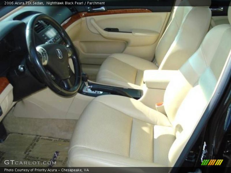 Nighthawk Black Pearl / Parchment 2006 Acura TSX Sedan