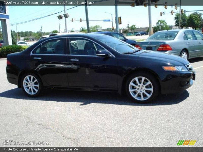 Nighthawk Black Pearl / Ebony Black 2006 Acura TSX Sedan