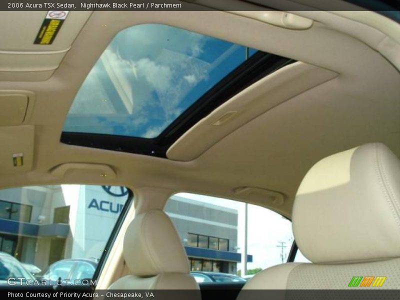 Nighthawk Black Pearl / Parchment 2006 Acura TSX Sedan