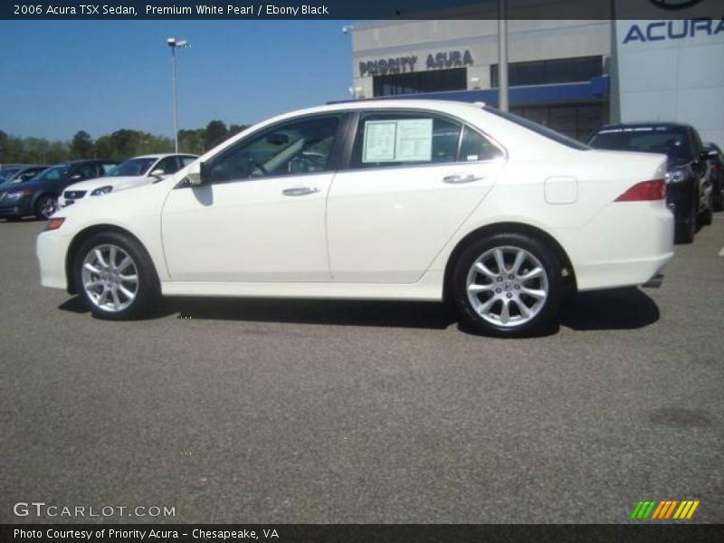 Premium White Pearl / Ebony Black 2006 Acura TSX Sedan