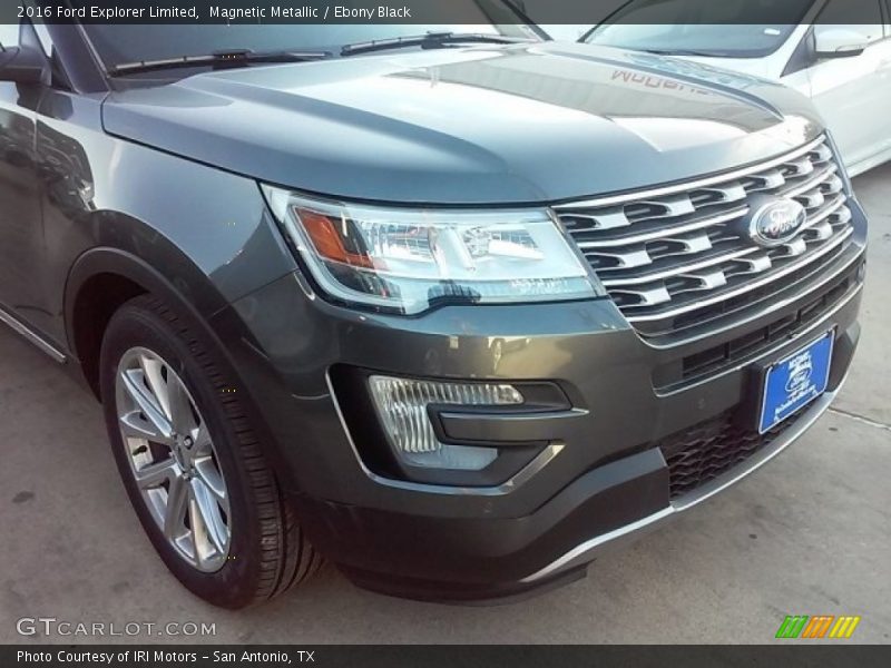 Magnetic Metallic / Ebony Black 2016 Ford Explorer Limited