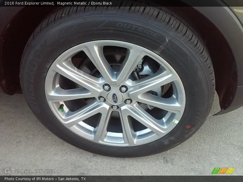Magnetic Metallic / Ebony Black 2016 Ford Explorer Limited