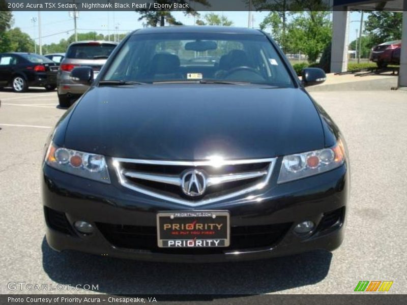 Nighthawk Black Pearl / Ebony Black 2006 Acura TSX Sedan