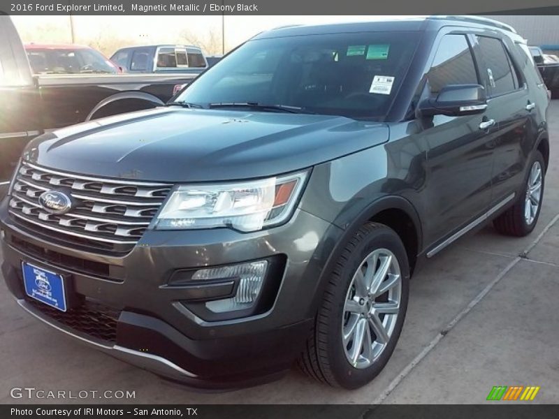 Magnetic Metallic / Ebony Black 2016 Ford Explorer Limited