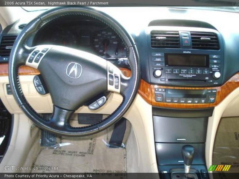 Nighthawk Black Pearl / Parchment 2006 Acura TSX Sedan