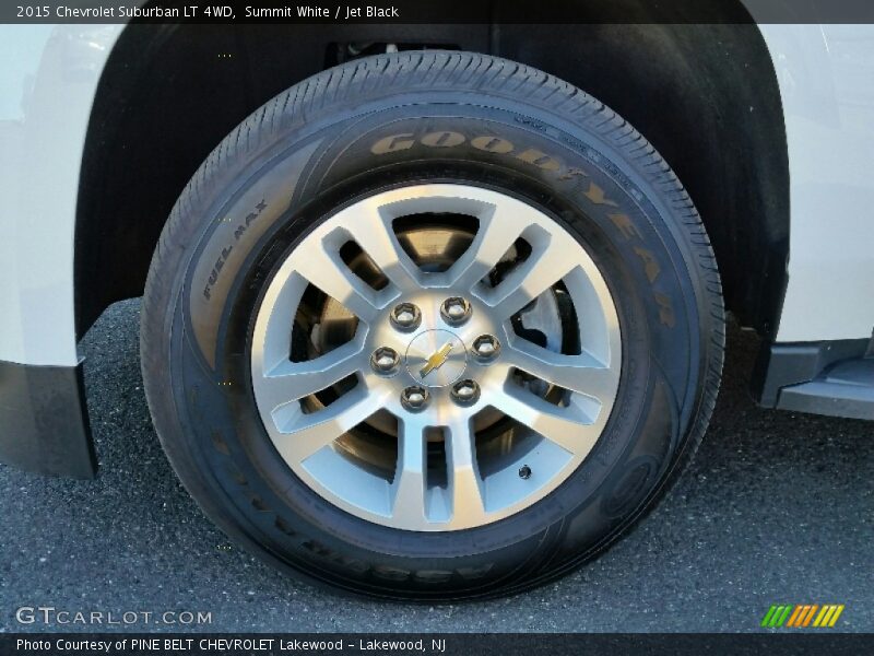 Summit White / Jet Black 2015 Chevrolet Suburban LT 4WD