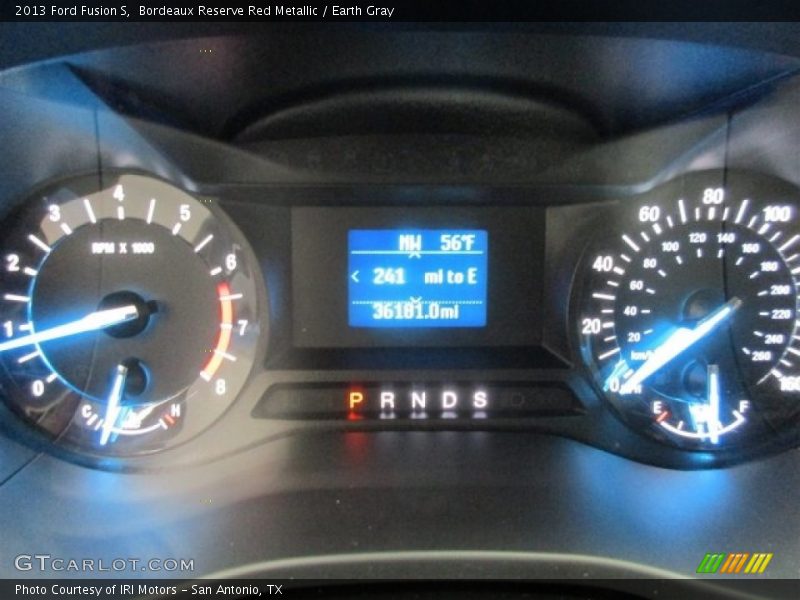 Bordeaux Reserve Red Metallic / Earth Gray 2013 Ford Fusion S