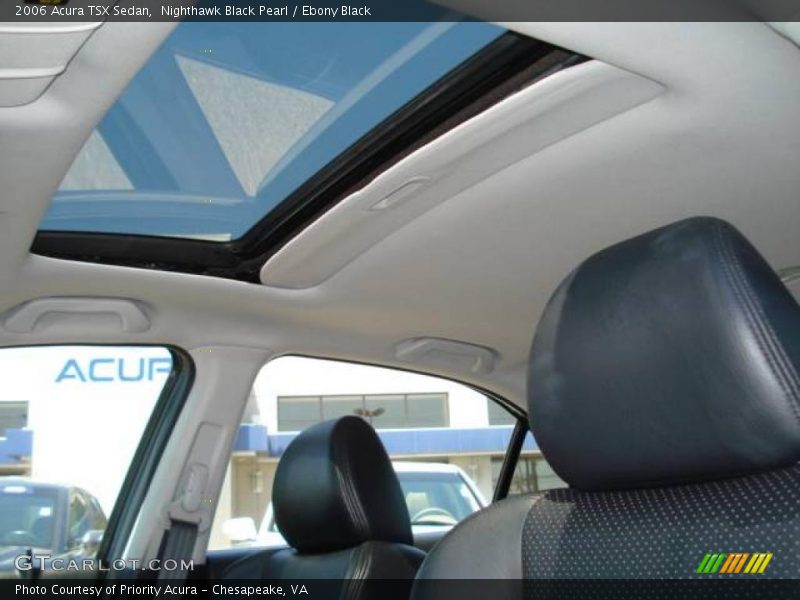 Nighthawk Black Pearl / Ebony Black 2006 Acura TSX Sedan