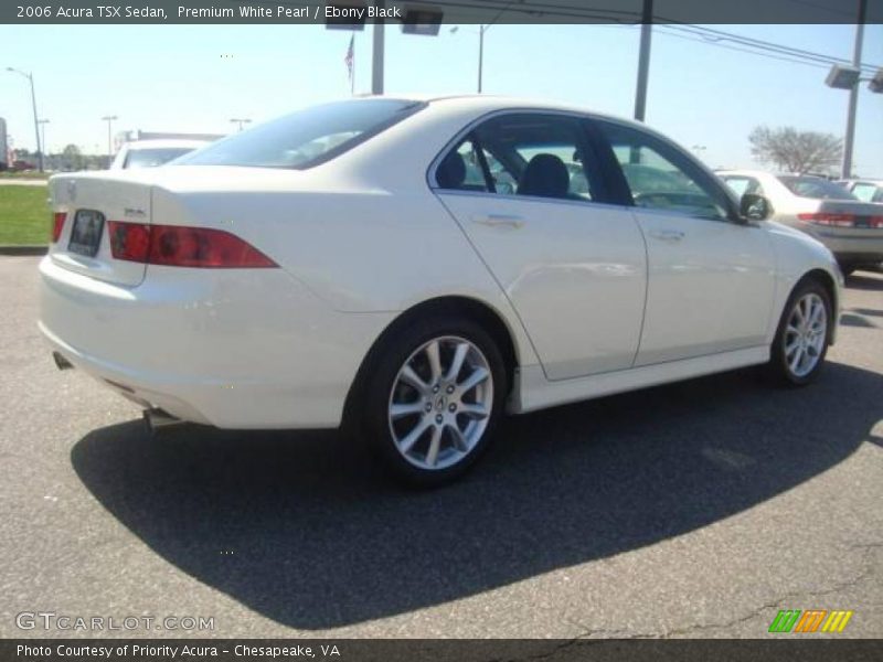 Premium White Pearl / Ebony Black 2006 Acura TSX Sedan