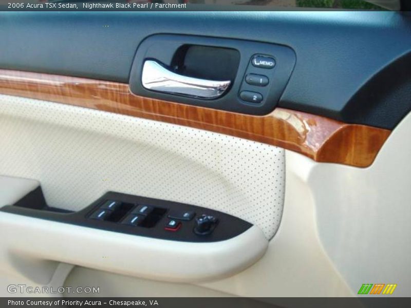 Nighthawk Black Pearl / Parchment 2006 Acura TSX Sedan