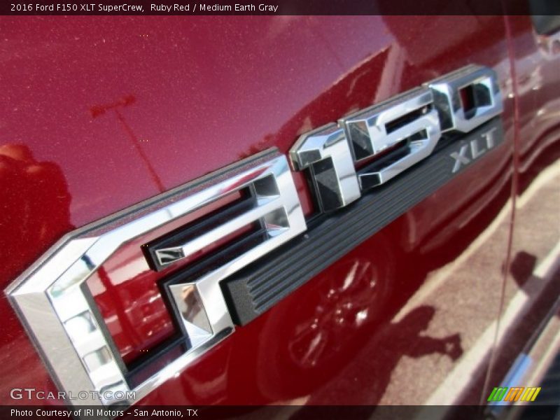 Ruby Red / Medium Earth Gray 2016 Ford F150 XLT SuperCrew