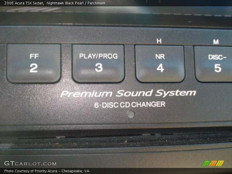 Nighthawk Black Pearl / Parchment 2006 Acura TSX Sedan