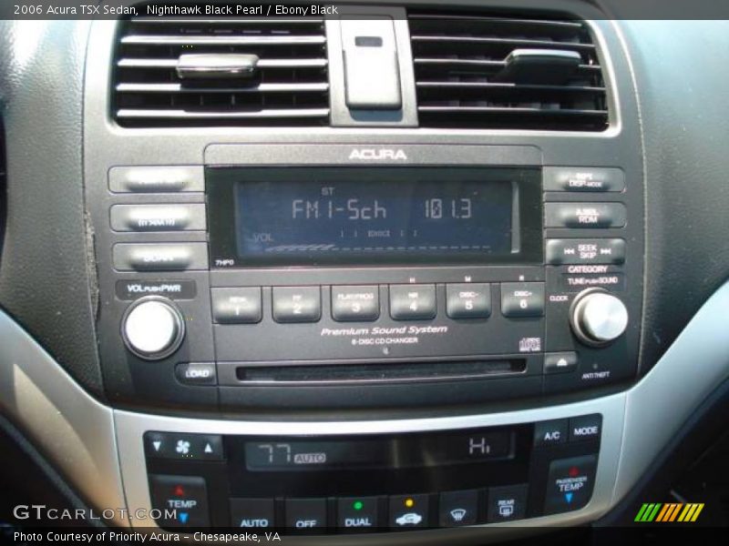 Nighthawk Black Pearl / Ebony Black 2006 Acura TSX Sedan