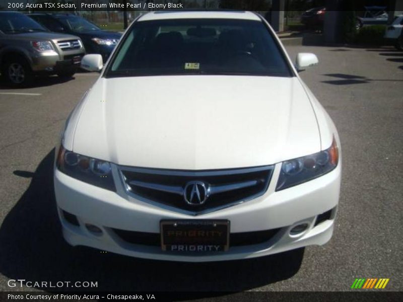 Premium White Pearl / Ebony Black 2006 Acura TSX Sedan