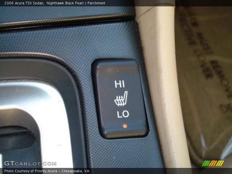 Nighthawk Black Pearl / Parchment 2006 Acura TSX Sedan