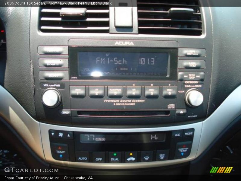Nighthawk Black Pearl / Ebony Black 2006 Acura TSX Sedan