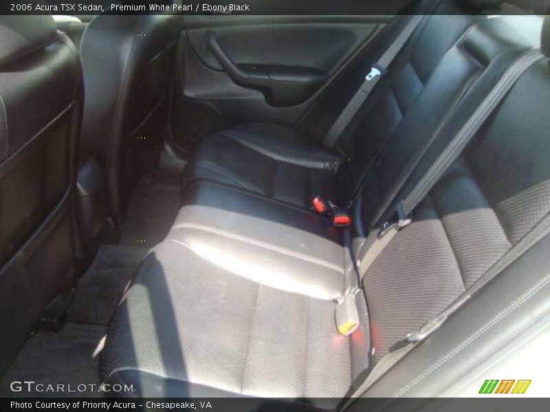 Premium White Pearl / Ebony Black 2006 Acura TSX Sedan