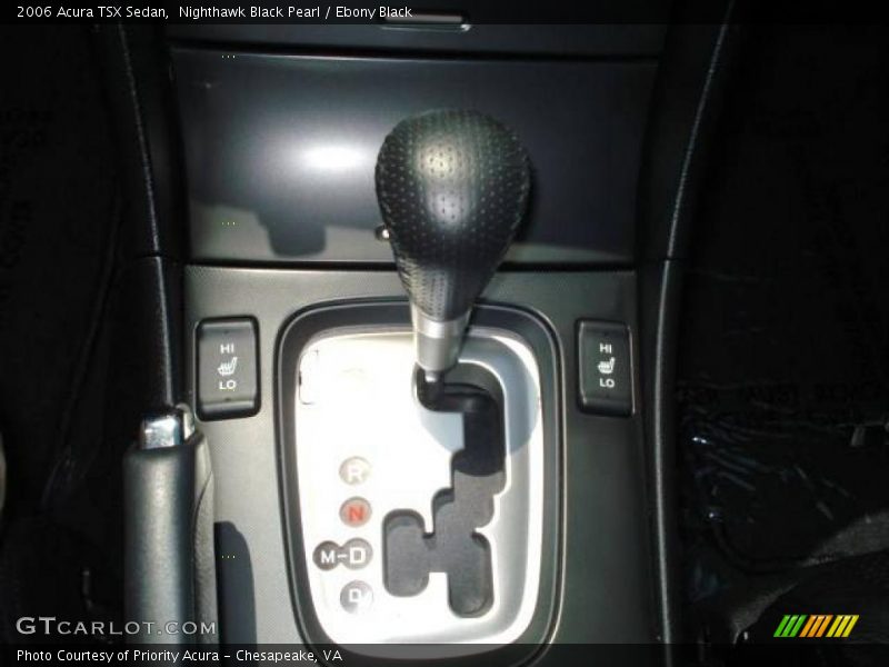 Nighthawk Black Pearl / Ebony Black 2006 Acura TSX Sedan