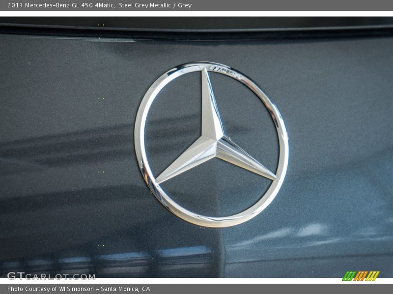 Steel Grey Metallic / Grey 2013 Mercedes-Benz GL 450 4Matic