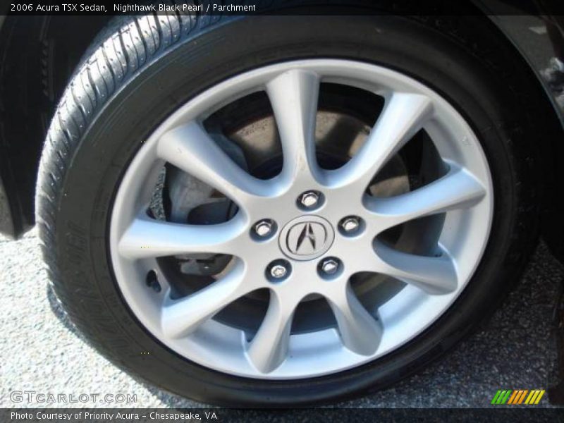 Nighthawk Black Pearl / Parchment 2006 Acura TSX Sedan