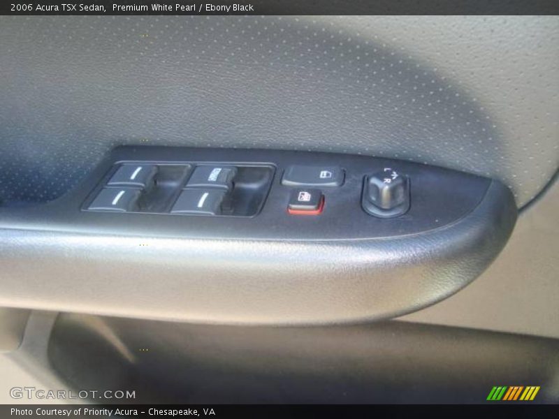 Premium White Pearl / Ebony Black 2006 Acura TSX Sedan