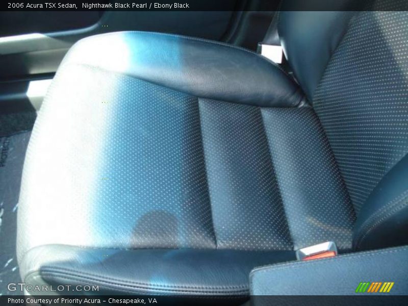 Nighthawk Black Pearl / Ebony Black 2006 Acura TSX Sedan