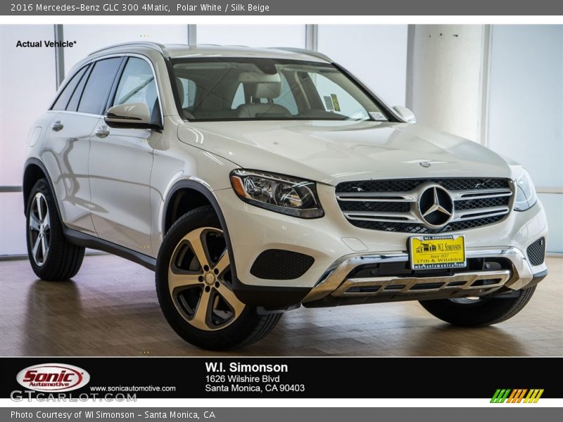 Polar White / Silk Beige 2016 Mercedes-Benz GLC 300 4Matic