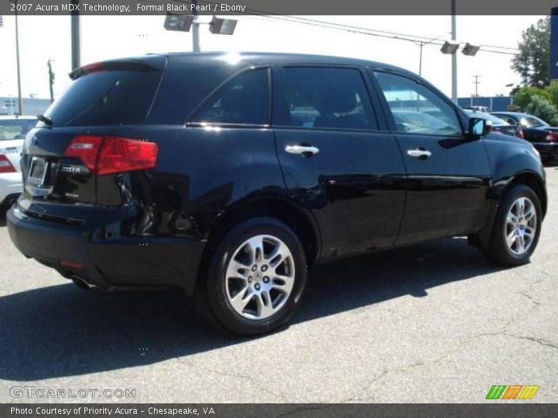Formal Black Pearl / Ebony 2007 Acura MDX Technology