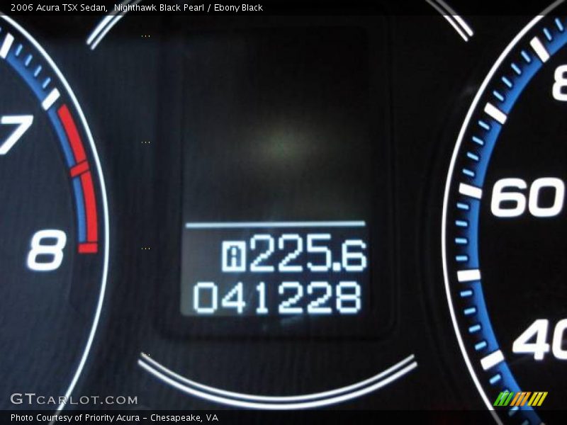 Nighthawk Black Pearl / Ebony Black 2006 Acura TSX Sedan