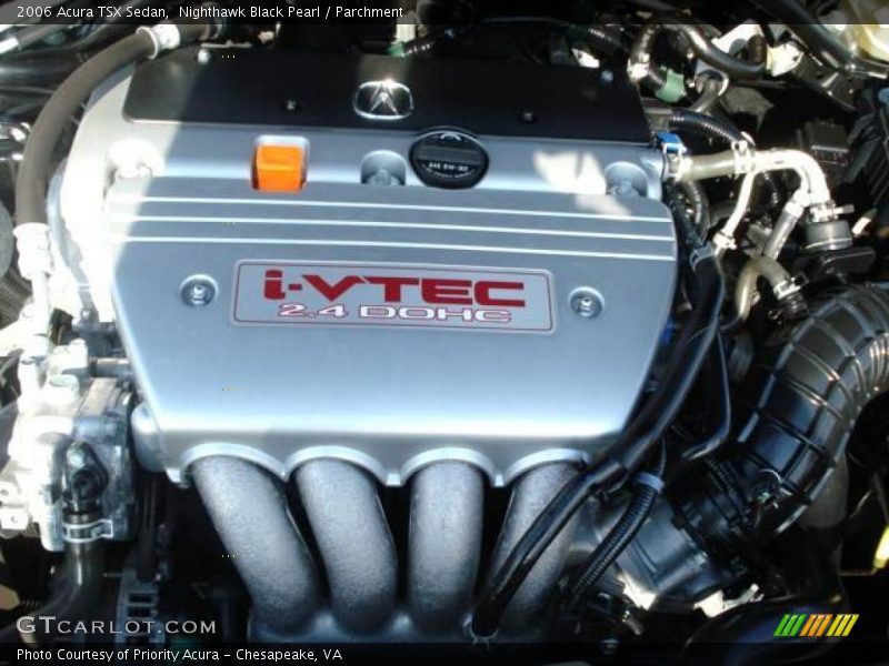 Nighthawk Black Pearl / Parchment 2006 Acura TSX Sedan