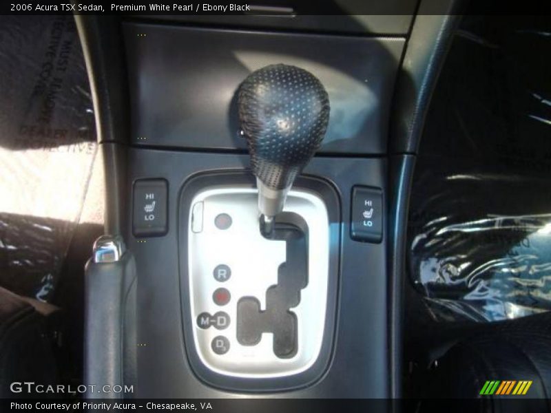  2006 TSX Sedan 5 Speed Automatic Shifter
