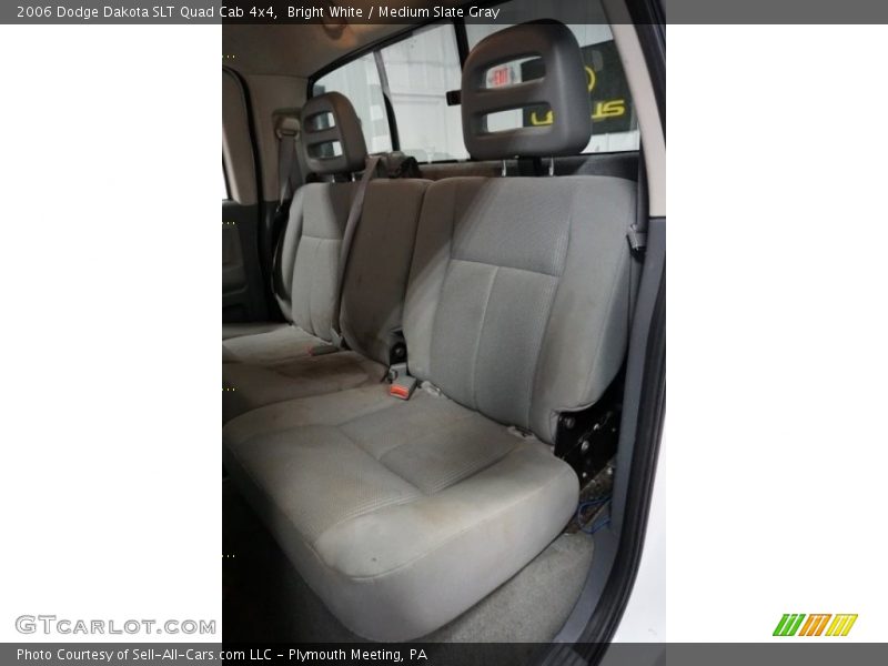 Bright White / Medium Slate Gray 2006 Dodge Dakota SLT Quad Cab 4x4