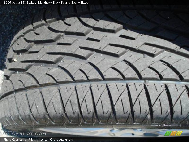 Nighthawk Black Pearl / Ebony Black 2006 Acura TSX Sedan