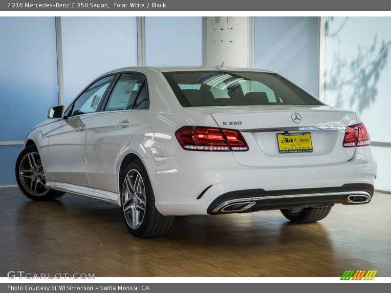 Polar White / Black 2016 Mercedes-Benz E 350 Sedan