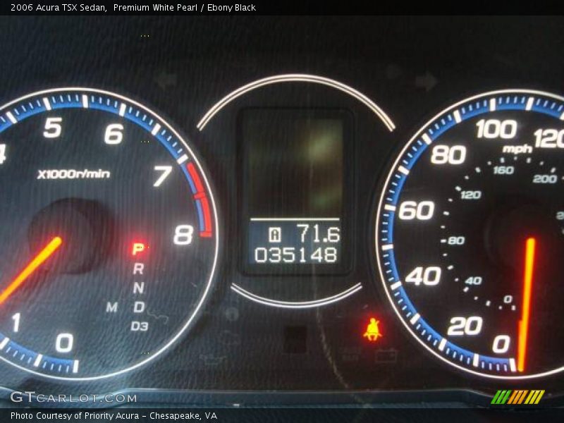 Premium White Pearl / Ebony Black 2006 Acura TSX Sedan