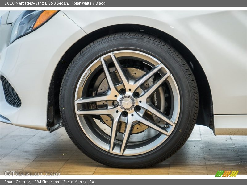 Polar White / Black 2016 Mercedes-Benz E 350 Sedan