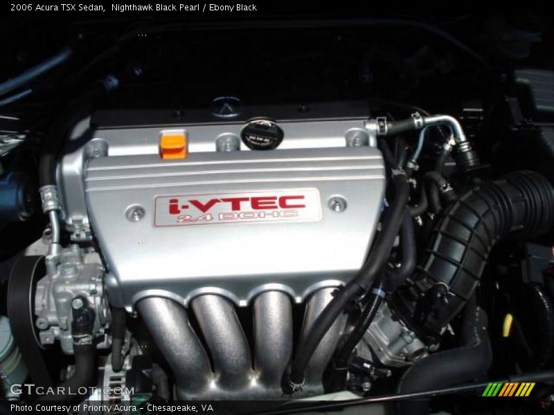 Nighthawk Black Pearl / Ebony Black 2006 Acura TSX Sedan