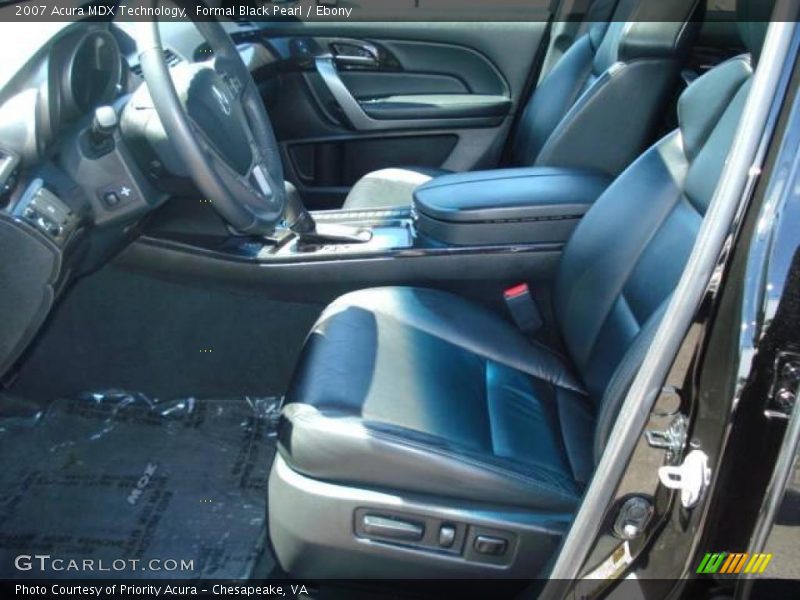Formal Black Pearl / Ebony 2007 Acura MDX Technology