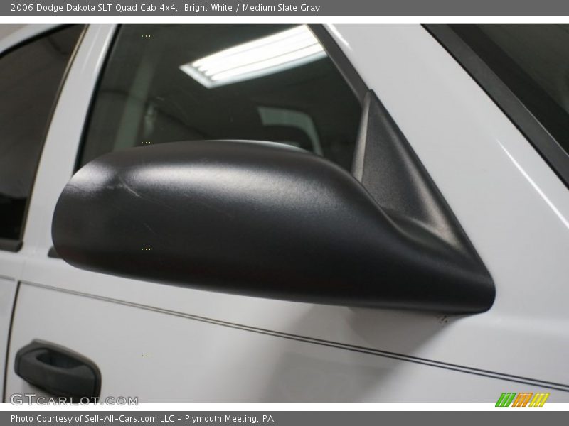 Bright White / Medium Slate Gray 2006 Dodge Dakota SLT Quad Cab 4x4